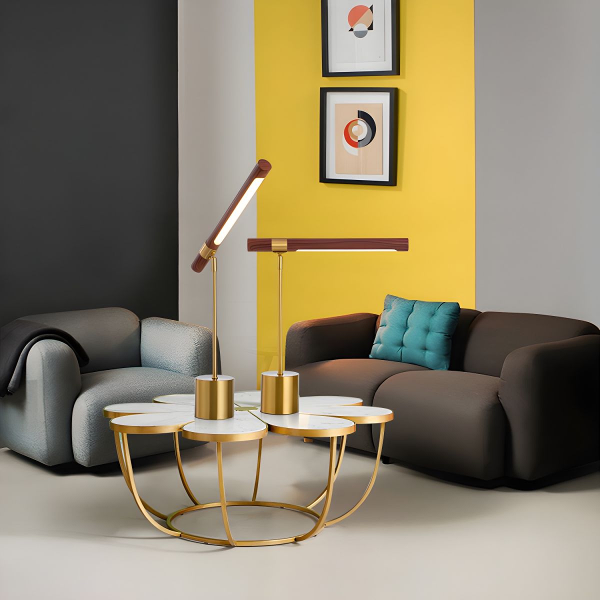 Table Lamp with Adjustable Arm | LED Reading