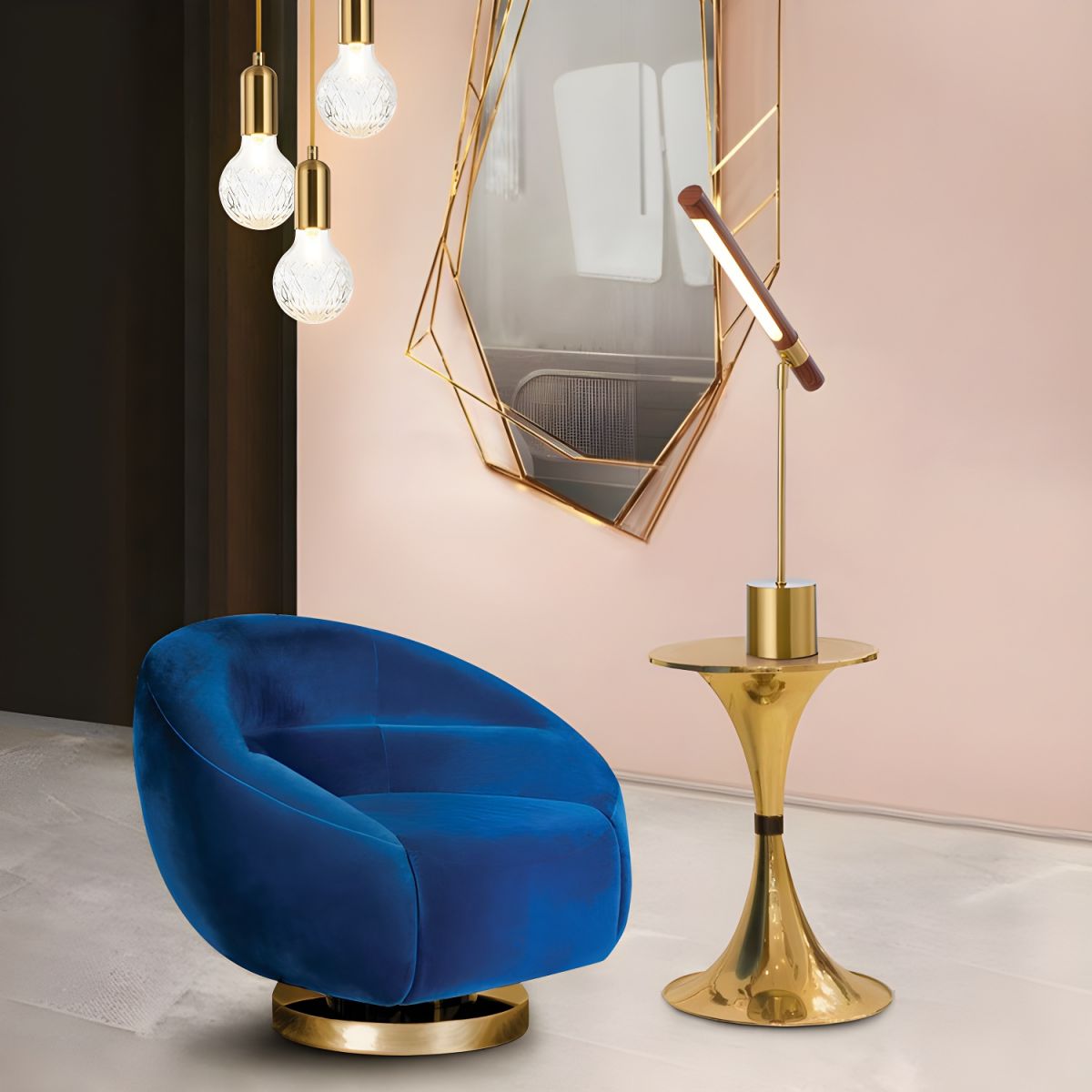 Table Lamp with Adjustable Arm | LED Reading