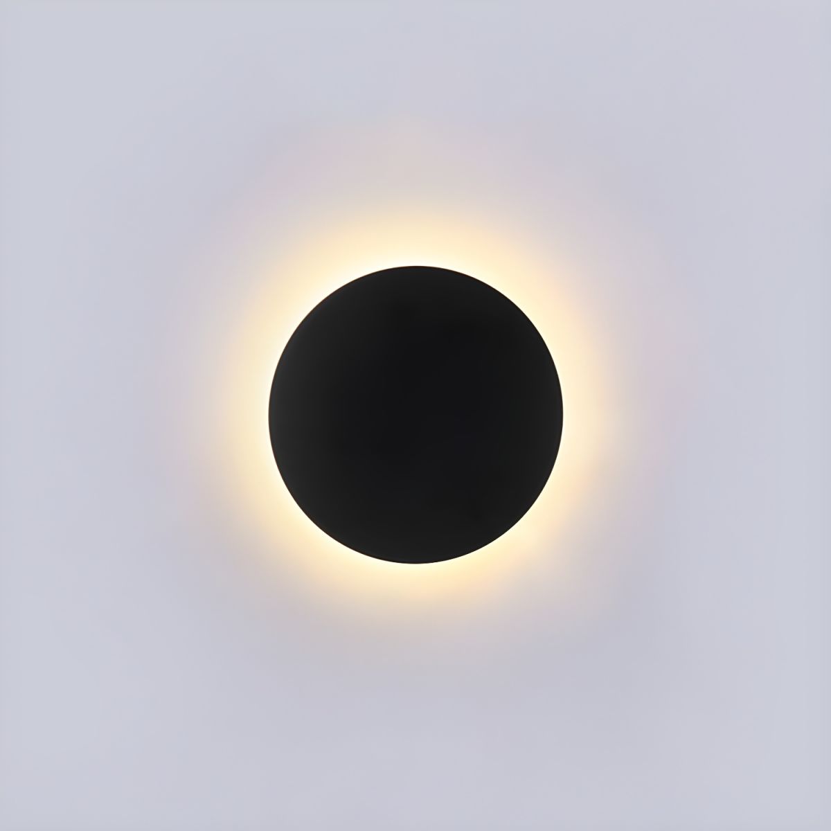 Round LED Halo Wall Light for Living Room | Minimalist