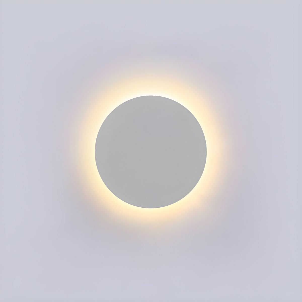 Round LED Halo Wall Light for Living Room | Minimalist