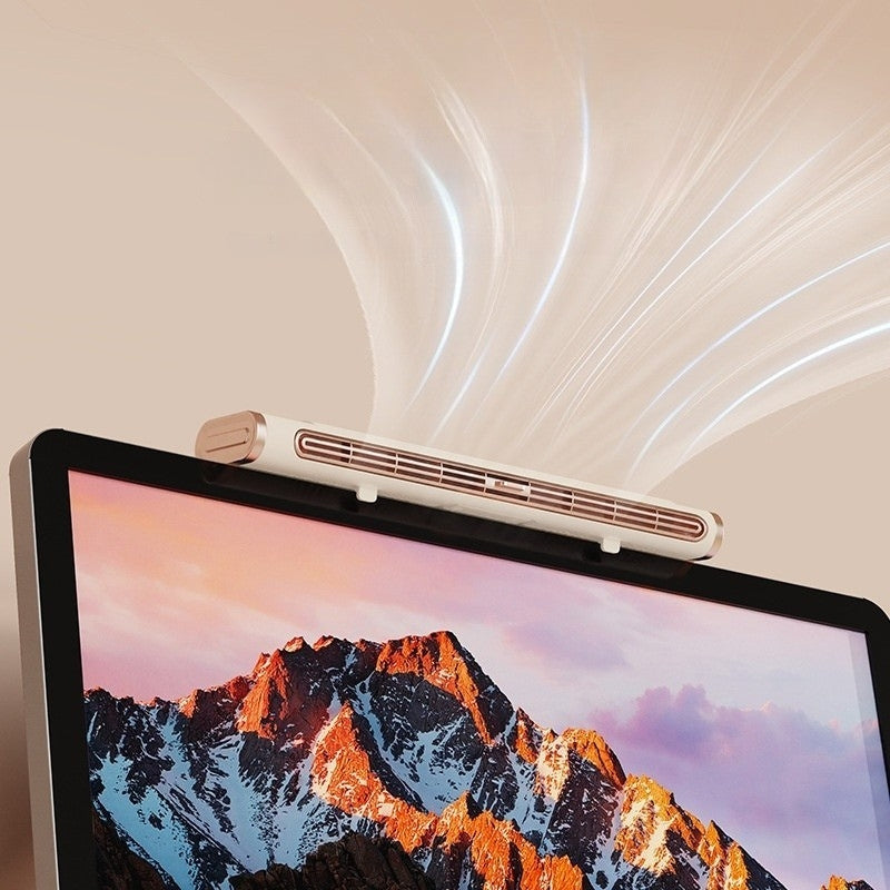 2-in-1 USB Tower Fan Horizontal Vertical Desk | Mini