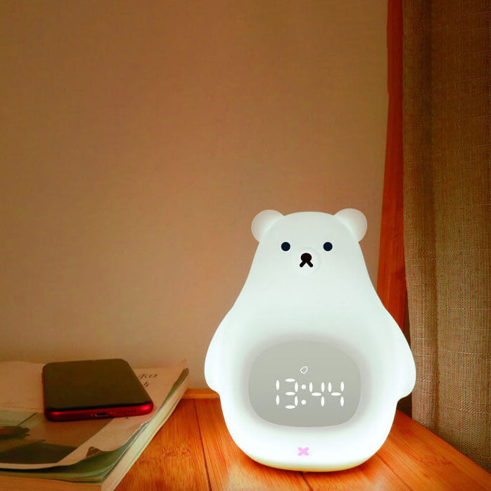 Alarm Clock Digital Bear Night Light Bedroom | LED