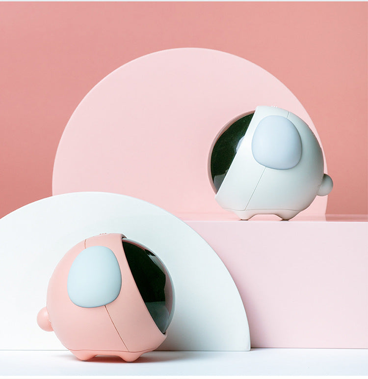 Alarm Clock Digital Emoji Display Bedroom Night Light | Modern