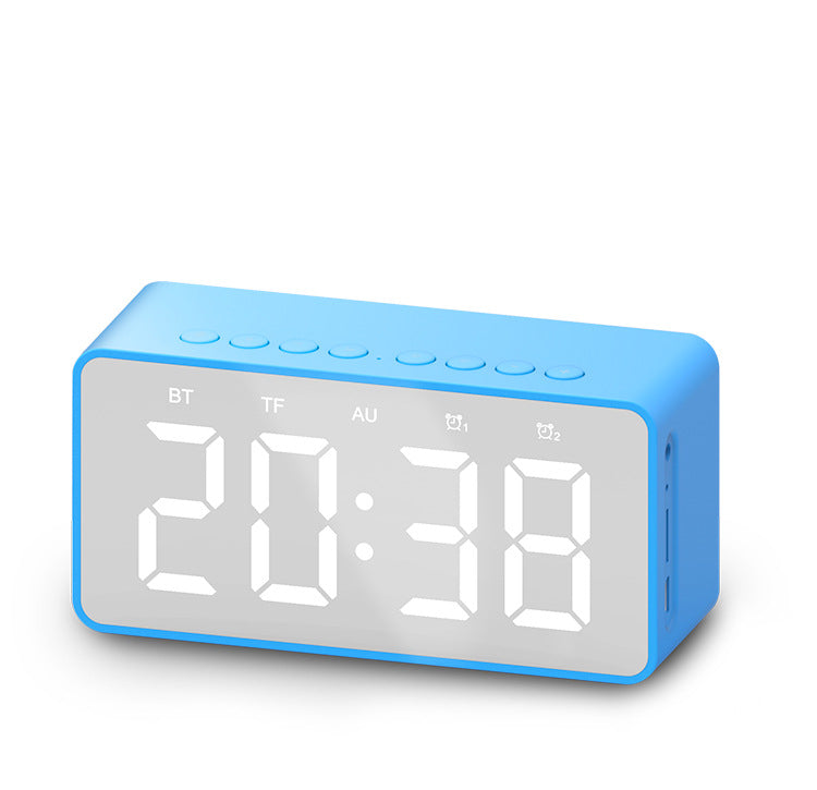 Alarm Clock Digital Mirror Display Bedroom | Bluetooth