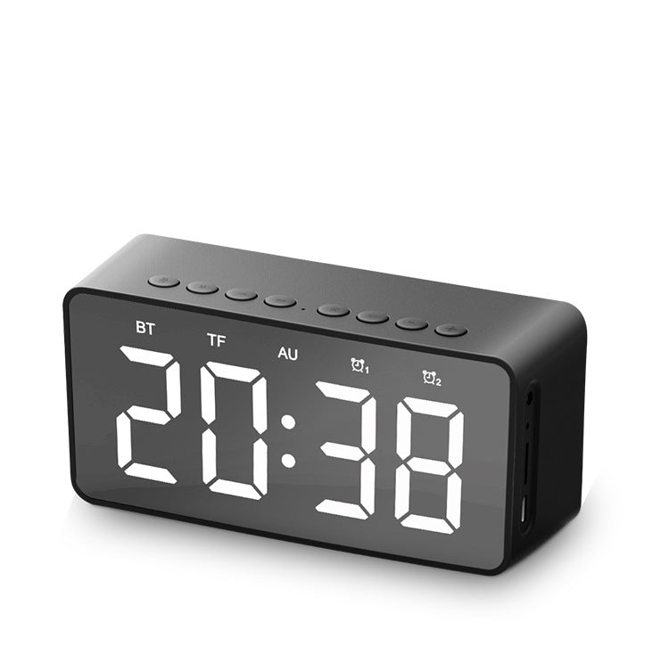 Alarm Clock Digital Mirror Display Bedroom | Bluetooth