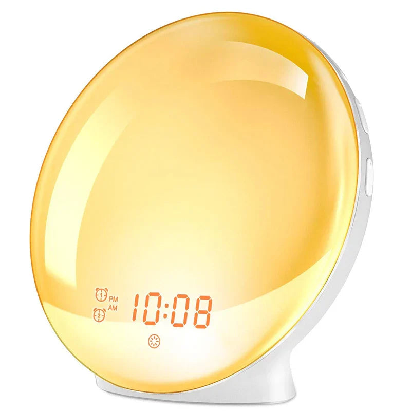 Alarm Clock Digital Sunrise Bedroom Wake Up Light | Lamp