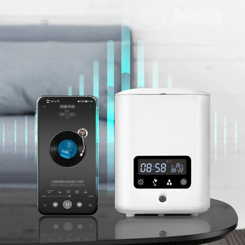 Aromatherapy Diffuser with LED Pot and Alarm Clock | Multifunctional