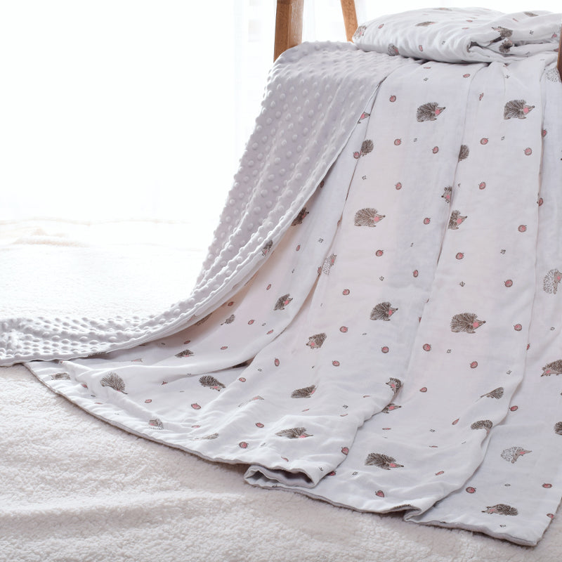 Baby Blanket Infant Bed Printed Patterned | Double Layer