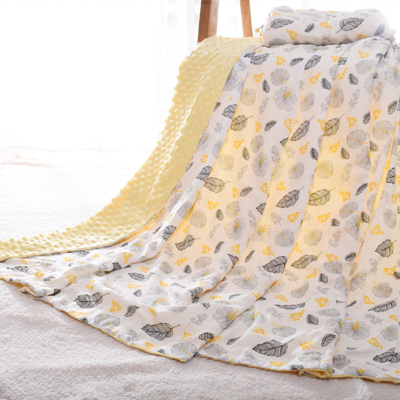 Baby Blanket Infant Bed Printed Patterned | Double Layer