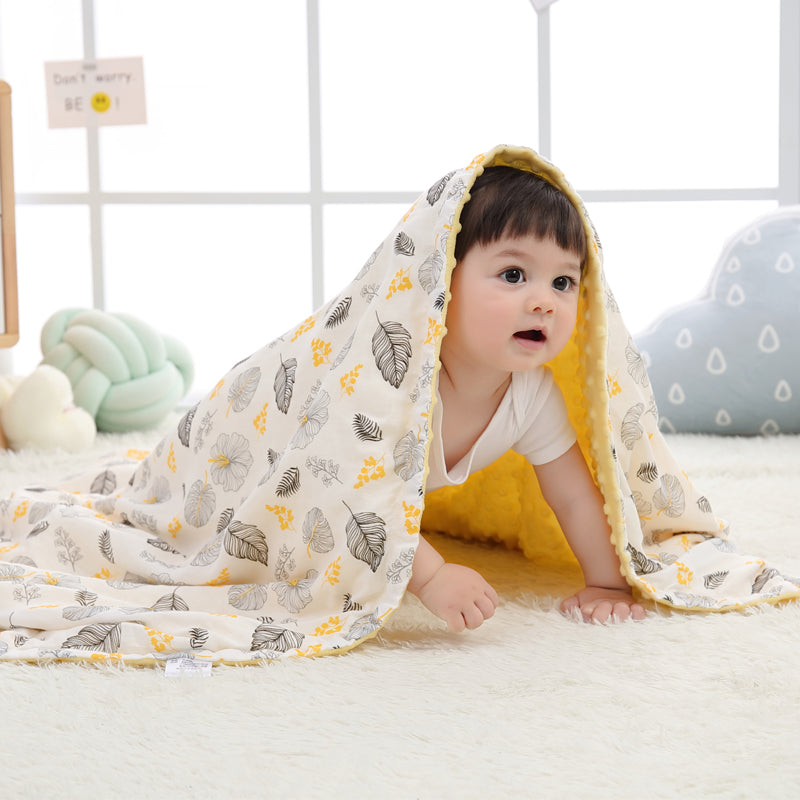 Baby Blanket Infant Bed Printed Patterned | Double Layer