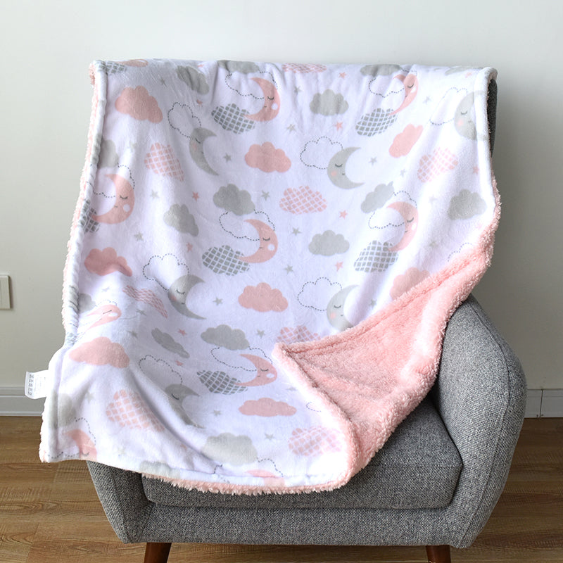Baby Blanket Infant Bed Reversible | Printed Design
