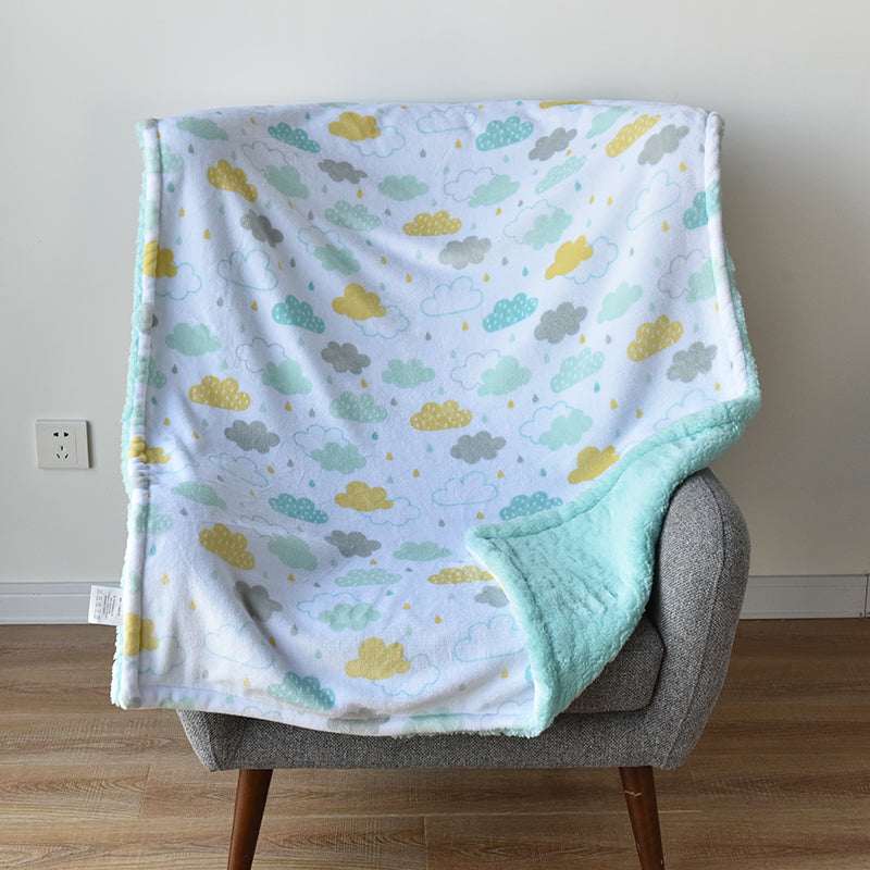 Baby Blanket Infant Bed Reversible | Printed Design