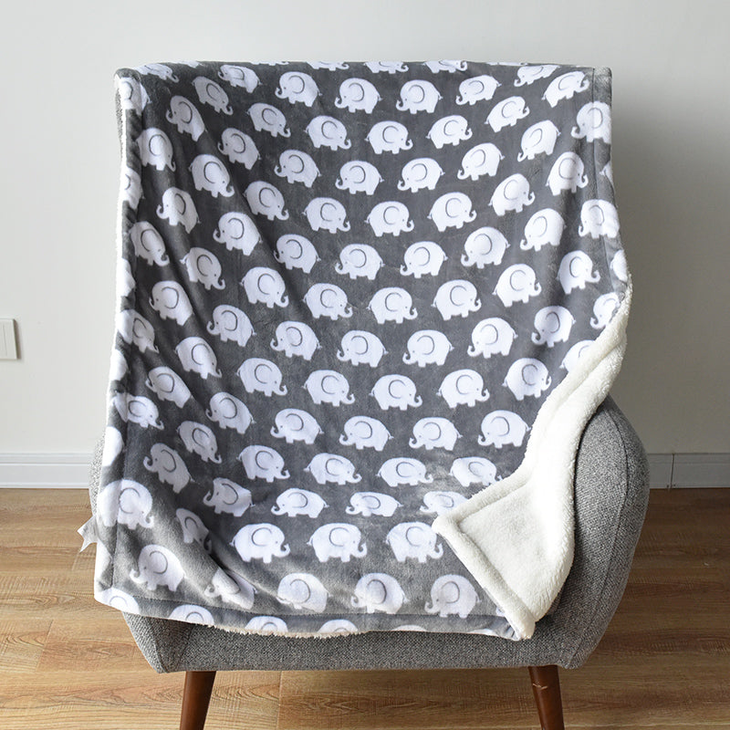 Baby Blanket Infant Bed Reversible | Printed Design