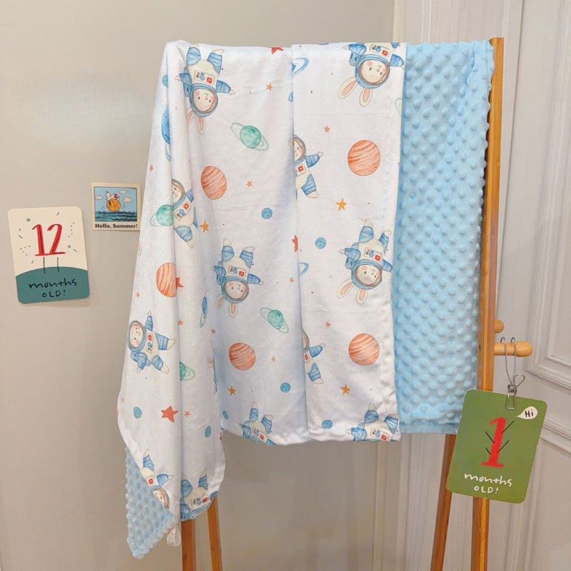 Baby Blanket Infant Bed Reversible | Printed Design