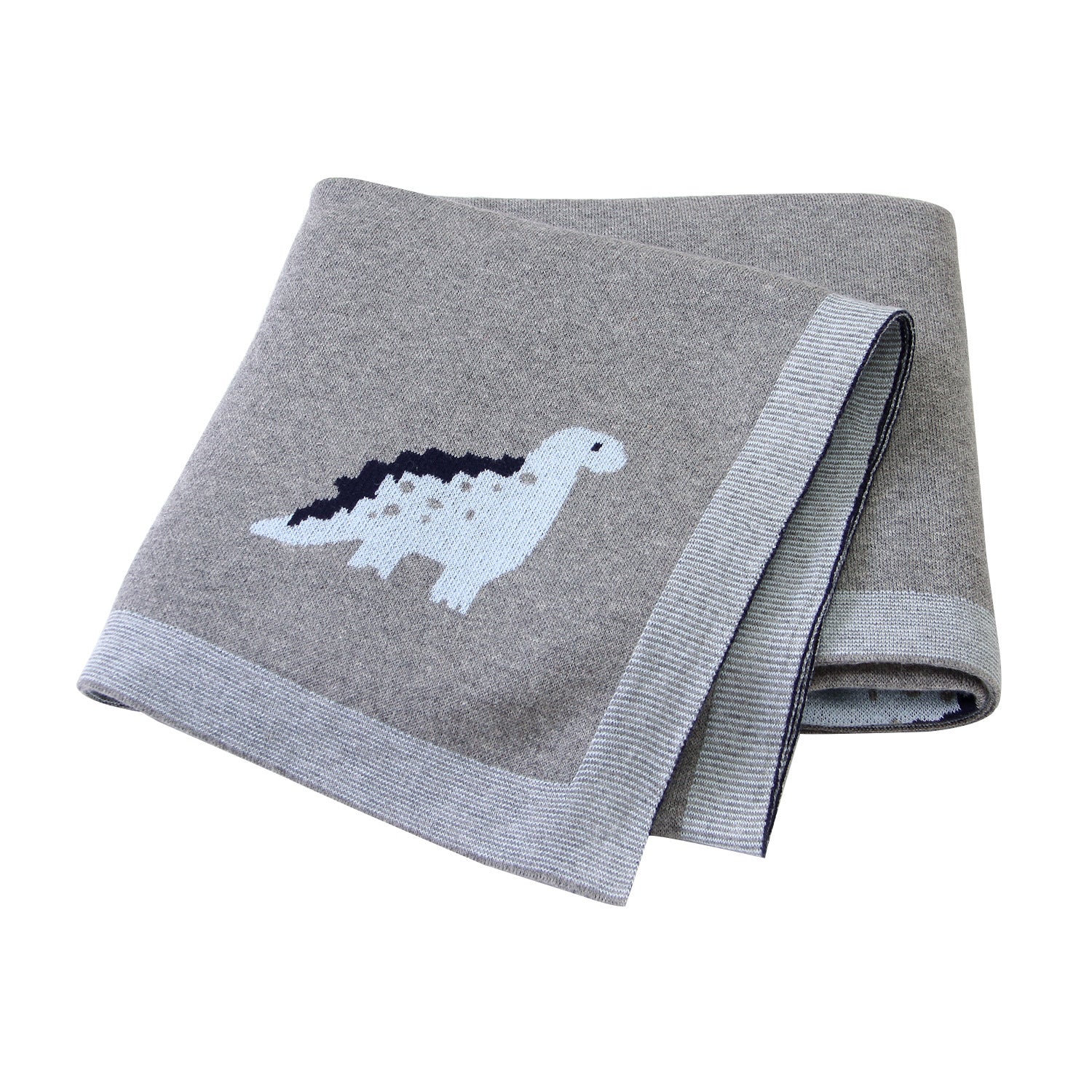Baby Blankets Knitted | Dinosaur Design