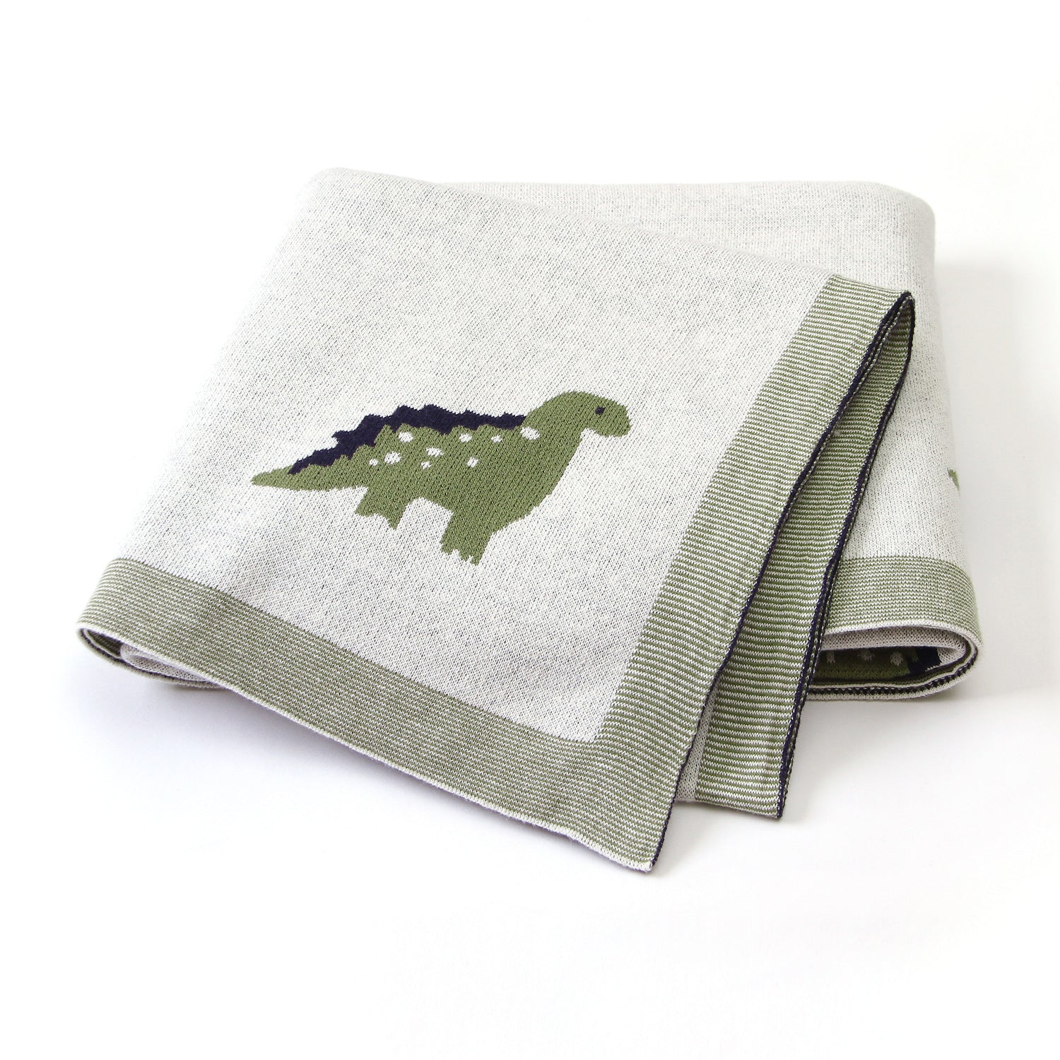 Baby Blankets Knitted | Dinosaur Design