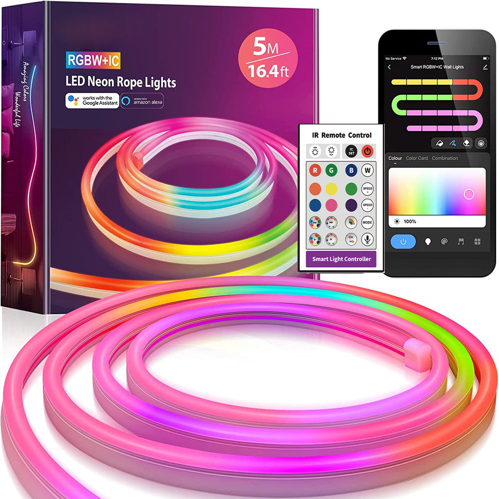 Bedroom LED Strip Lights Neon Rope | App Control
