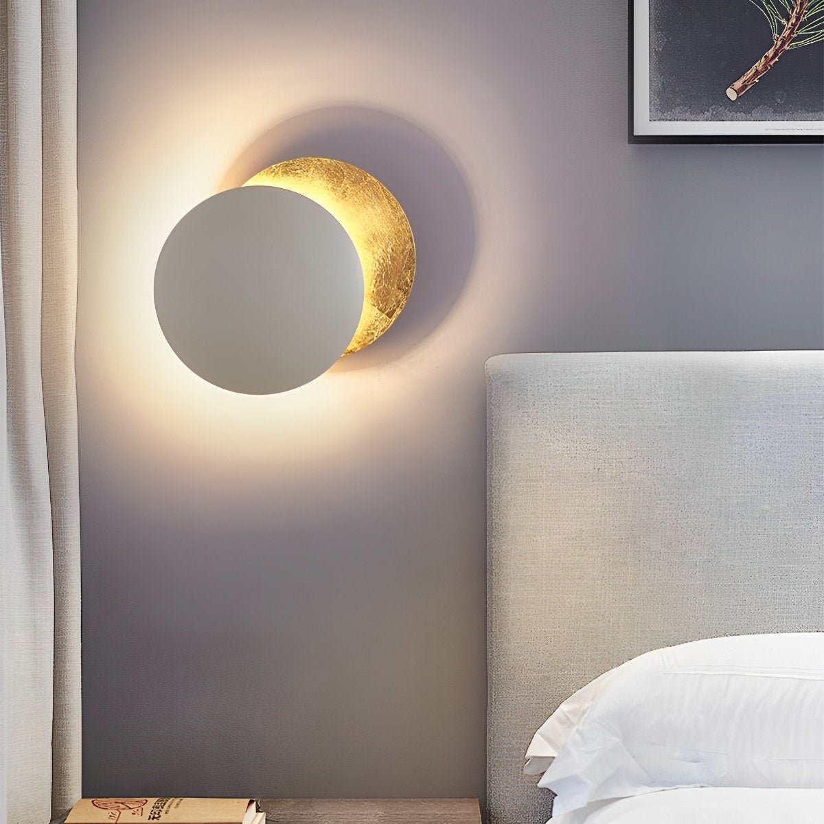 Bedroom Lights LED Wall Lamp | Moon Eclipse