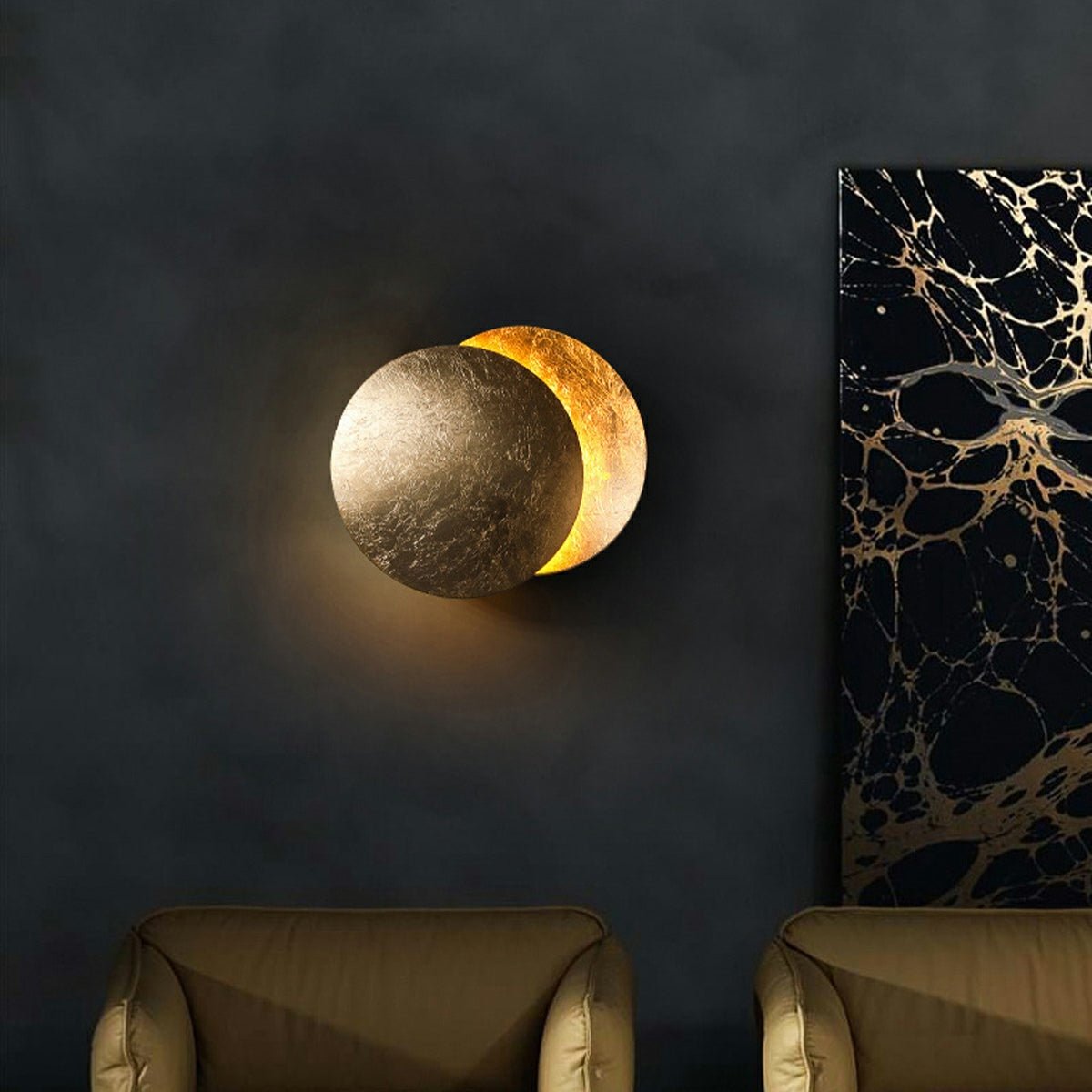 Bedroom Lights LED Wall Lamp | Moon Eclipse