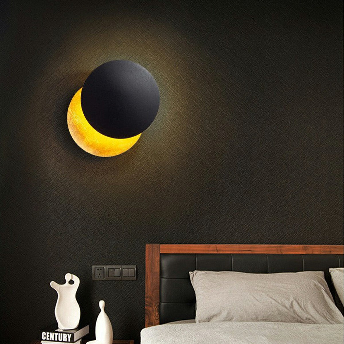 Bedroom Lights LED Wall Lamp | Moon Eclipse