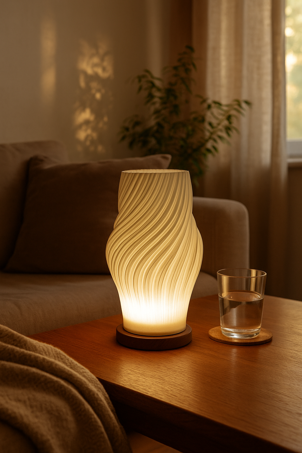 Bedside Lamp Touch Dimmable LED | Artistic