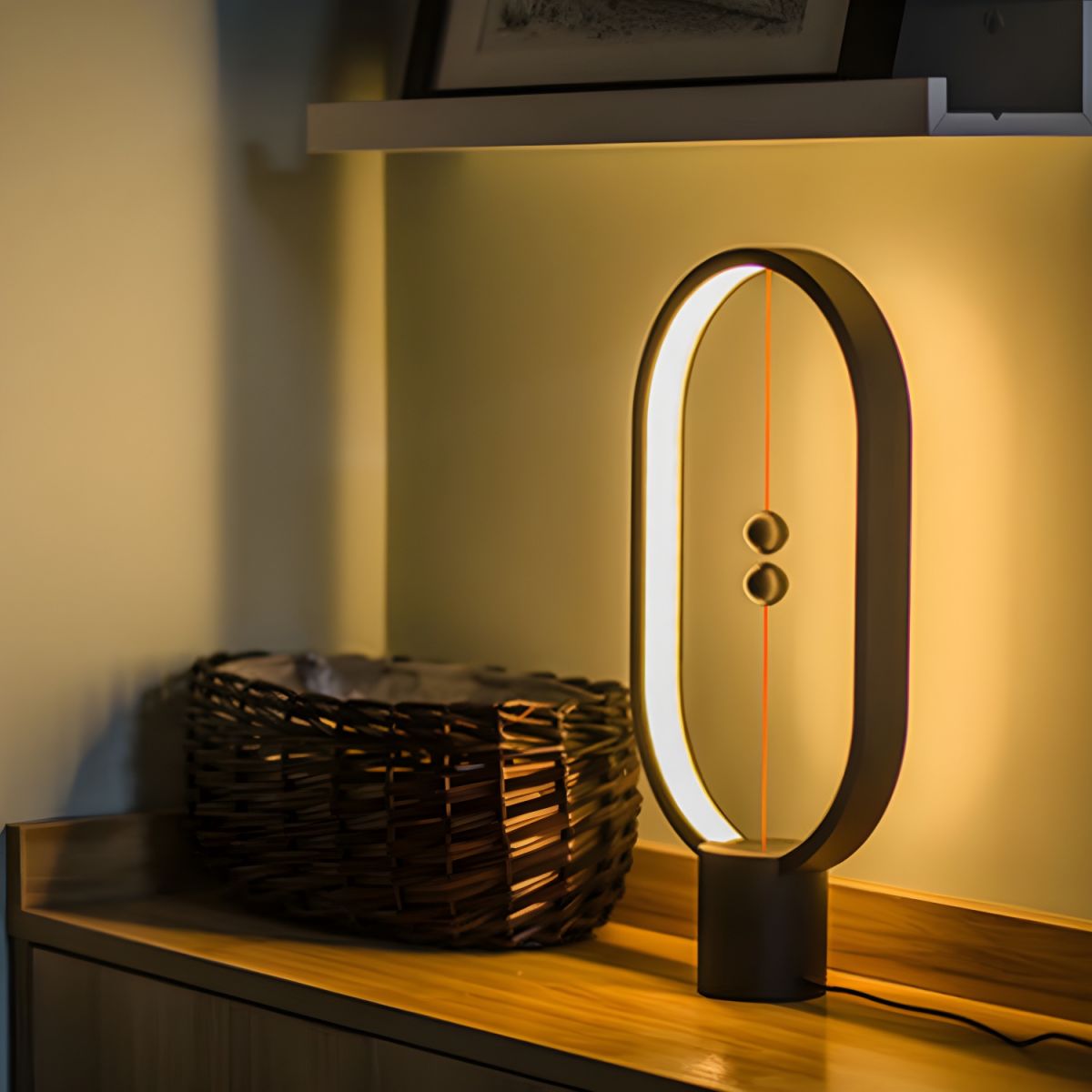 Bedside Lamps LED Bedroom | Oval Frame