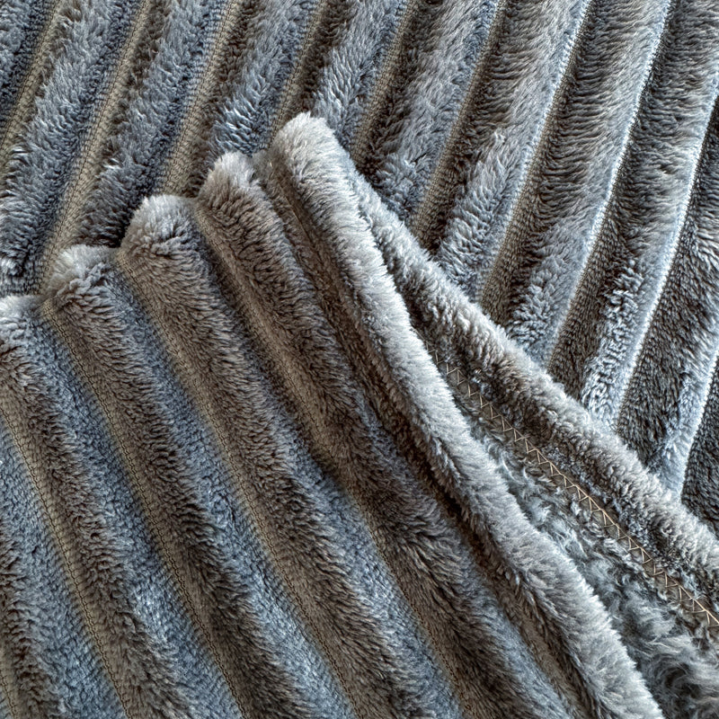 Blankets Textured Plush Throw for Sofa or Bed | Large