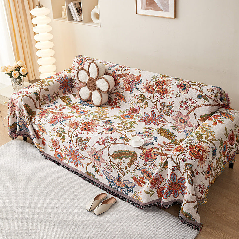 Boho Sofa Throws Decorative Couch Blanket | Living Room