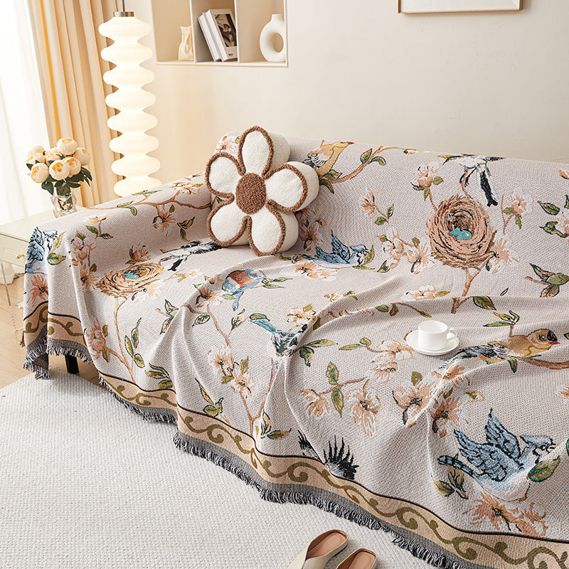 Boho Sofa Throws Decorative Couch Blanket | Living Room