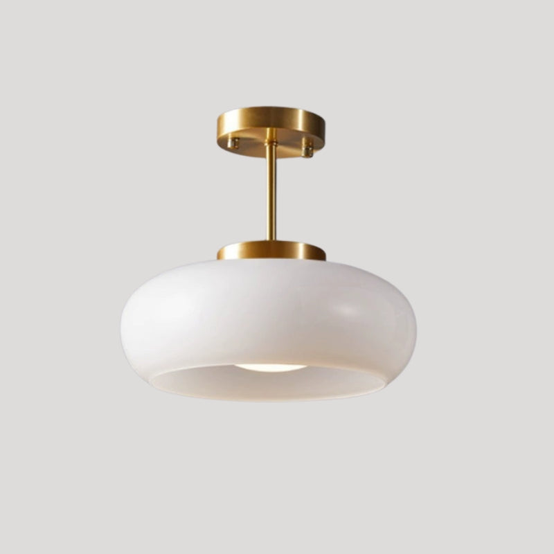 Ceiling Lights Modern LED Semi Flush | Glass Shade