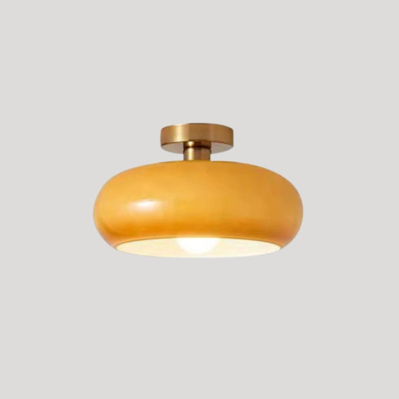 Ceiling Lights Modern LED Semi Flush | Glass Shade