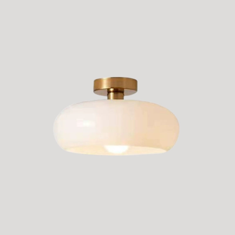 Ceiling Lights Modern LED Semi Flush | Glass Shade