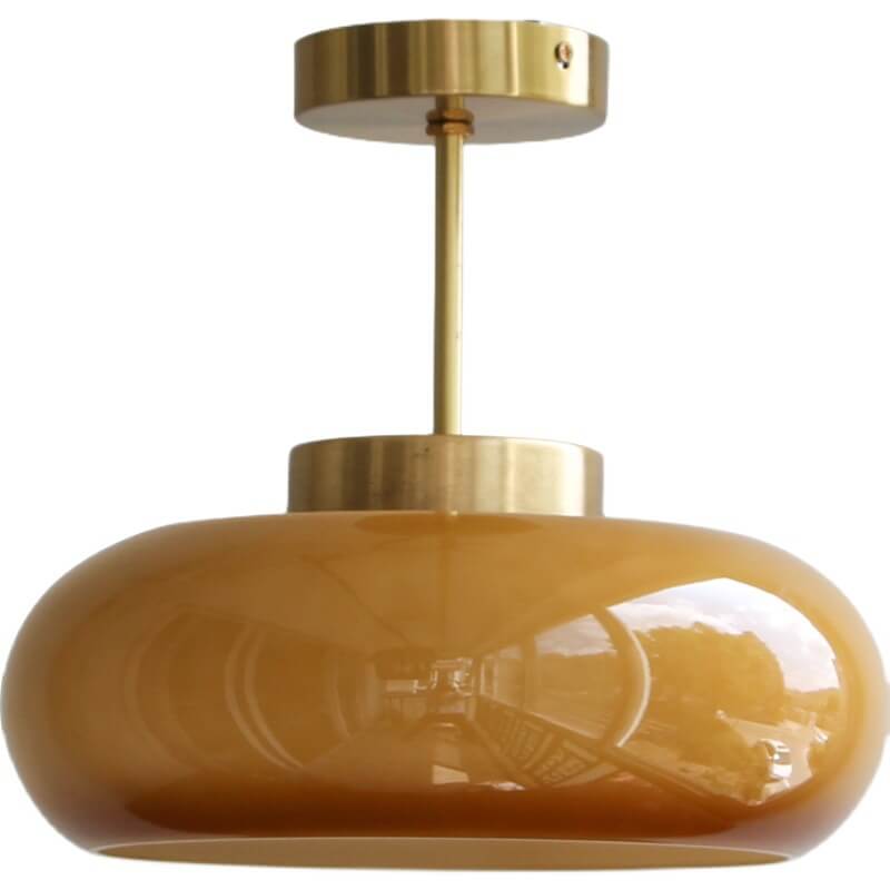 Ceiling Lights Modern LED Semi Flush | Glass Shade