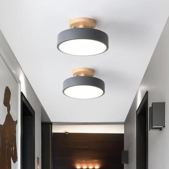 Ceiling Lights Modern LED Semi Flush | Minimal Round Fitting