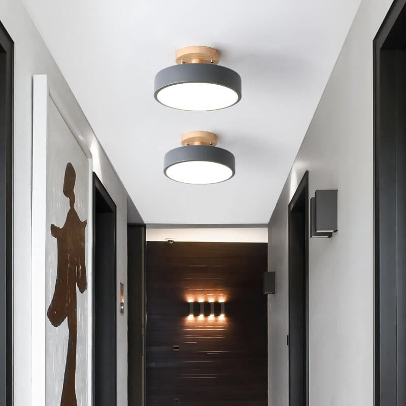 Ceiling Lights Modern LED Semi Flush | Minimal Round Fitting