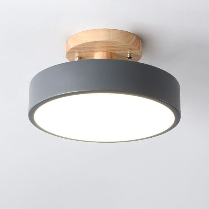 Ceiling Lights Modern LED Semi Flush | Minimal Round Fitting