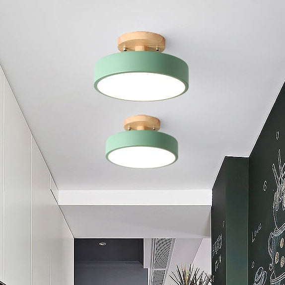 Ceiling Lights Modern LED Semi Flush | Minimal Round Fitting