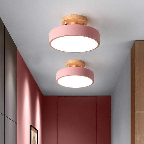Ceiling Lights Modern LED Semi Flush | Minimal Round Fitting