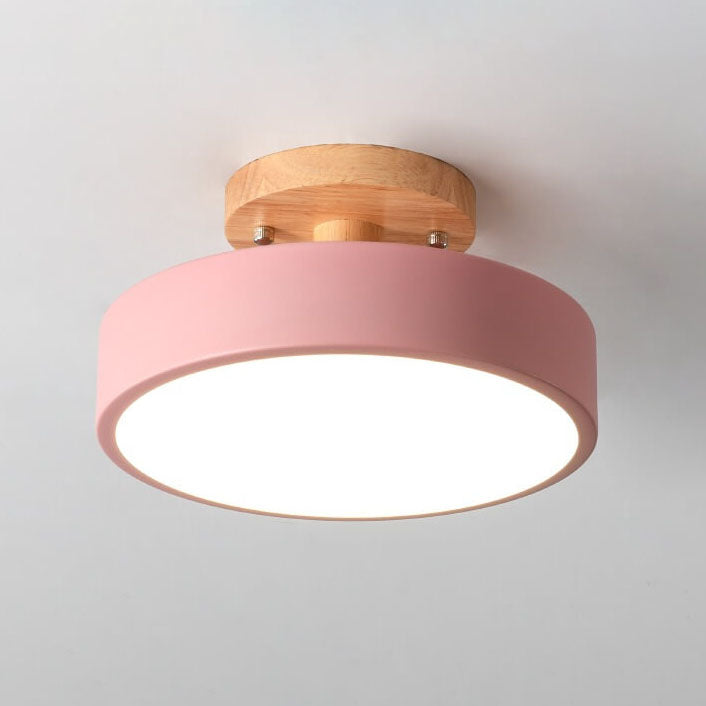 Ceiling Lights Modern LED Semi Flush | Minimal Round Fitting