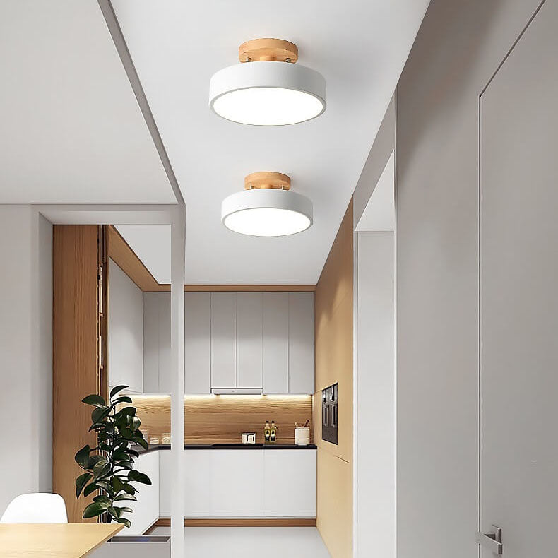 Ceiling Lights Modern LED Semi Flush | Minimal Round Fitting