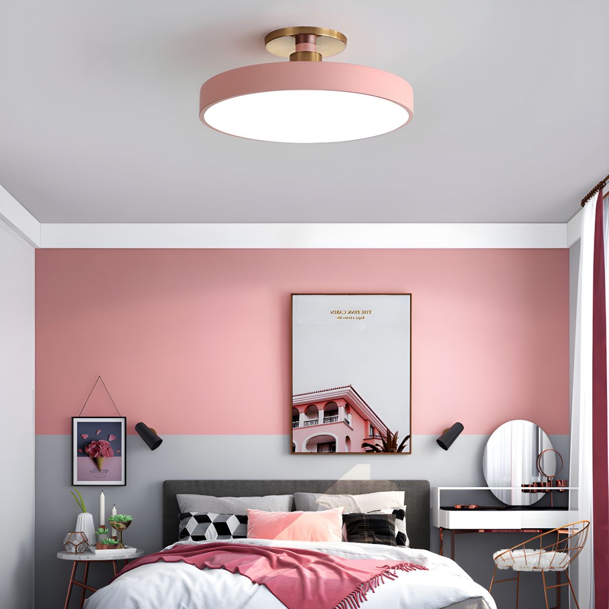 Ceiling Lights Modern LED Semi-Flush | Round