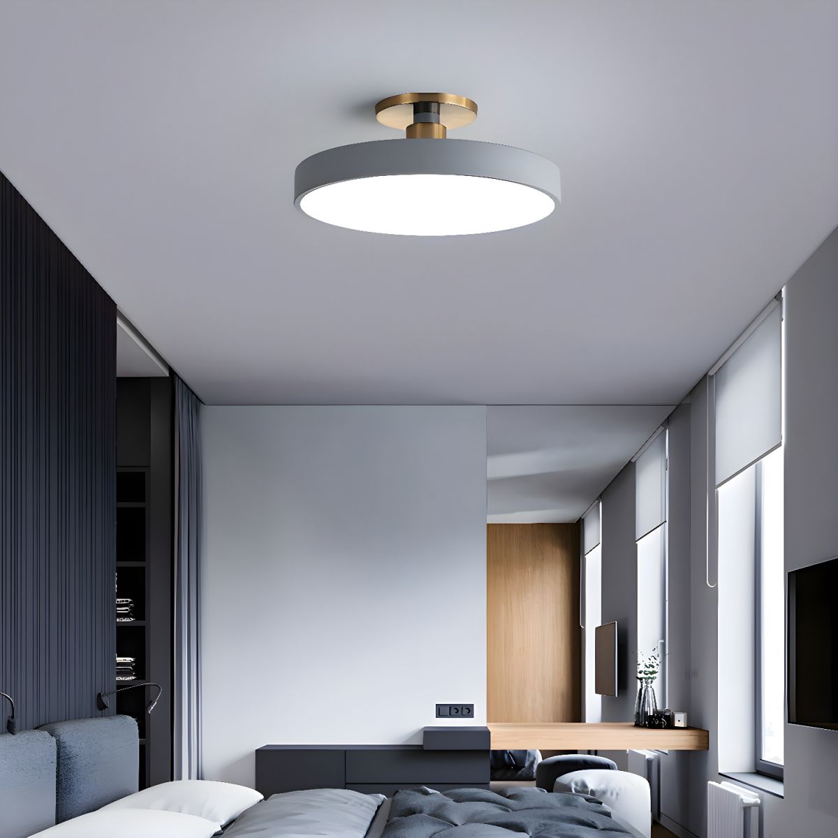 Ceiling Lights Modern LED Semi-Flush | Round