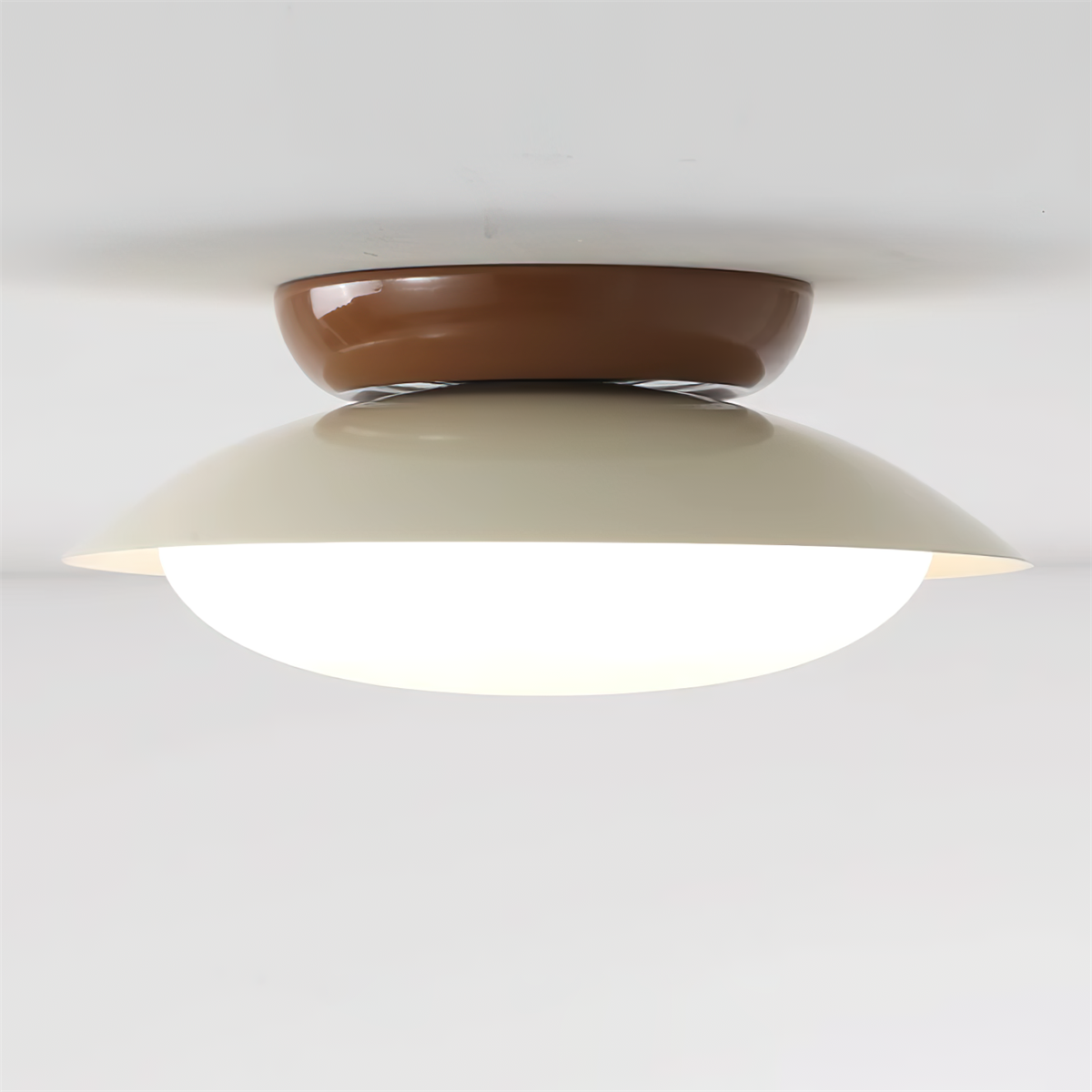 Ceiling Lights Modern LED Semi Flush | Two-Tone Design Fitting