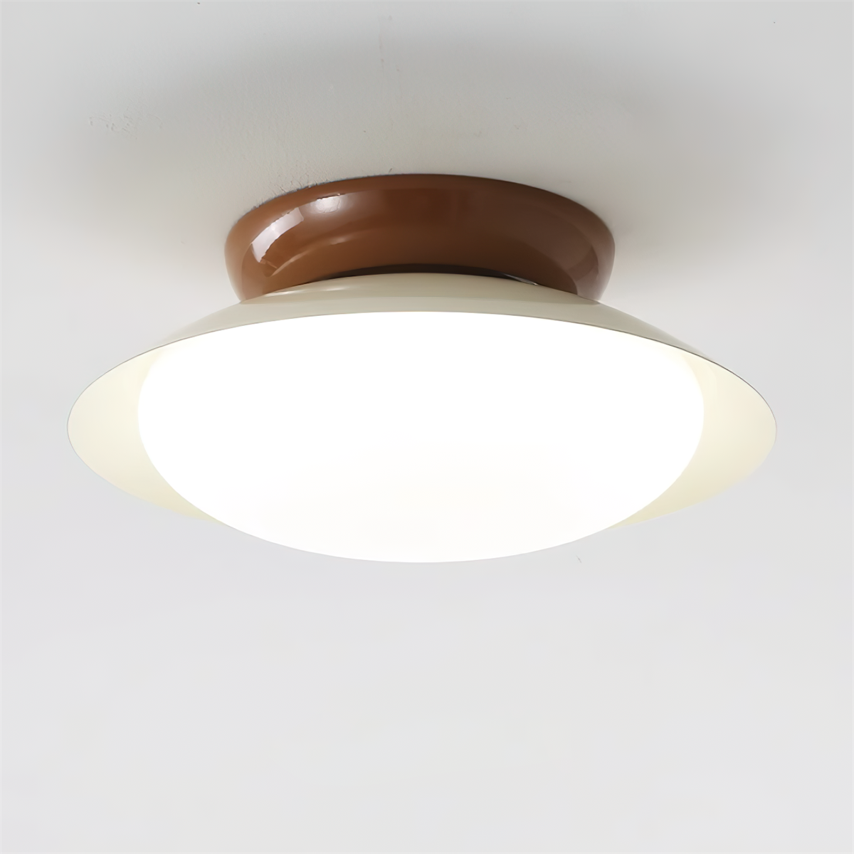 Ceiling Lights Modern LED Semi Flush | Two-Tone Design Fitting