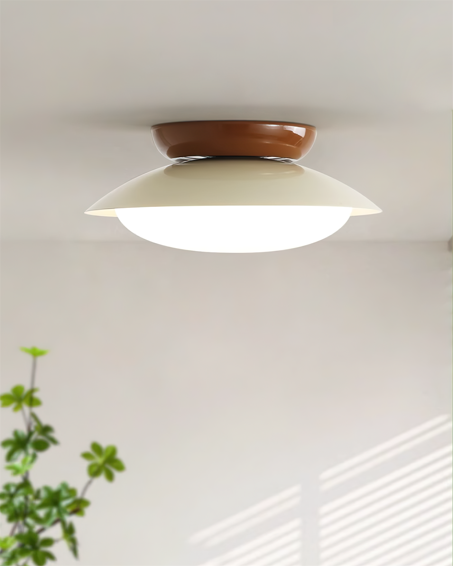 Ceiling Lights Modern LED Semi Flush | Two-Tone Design Fitting