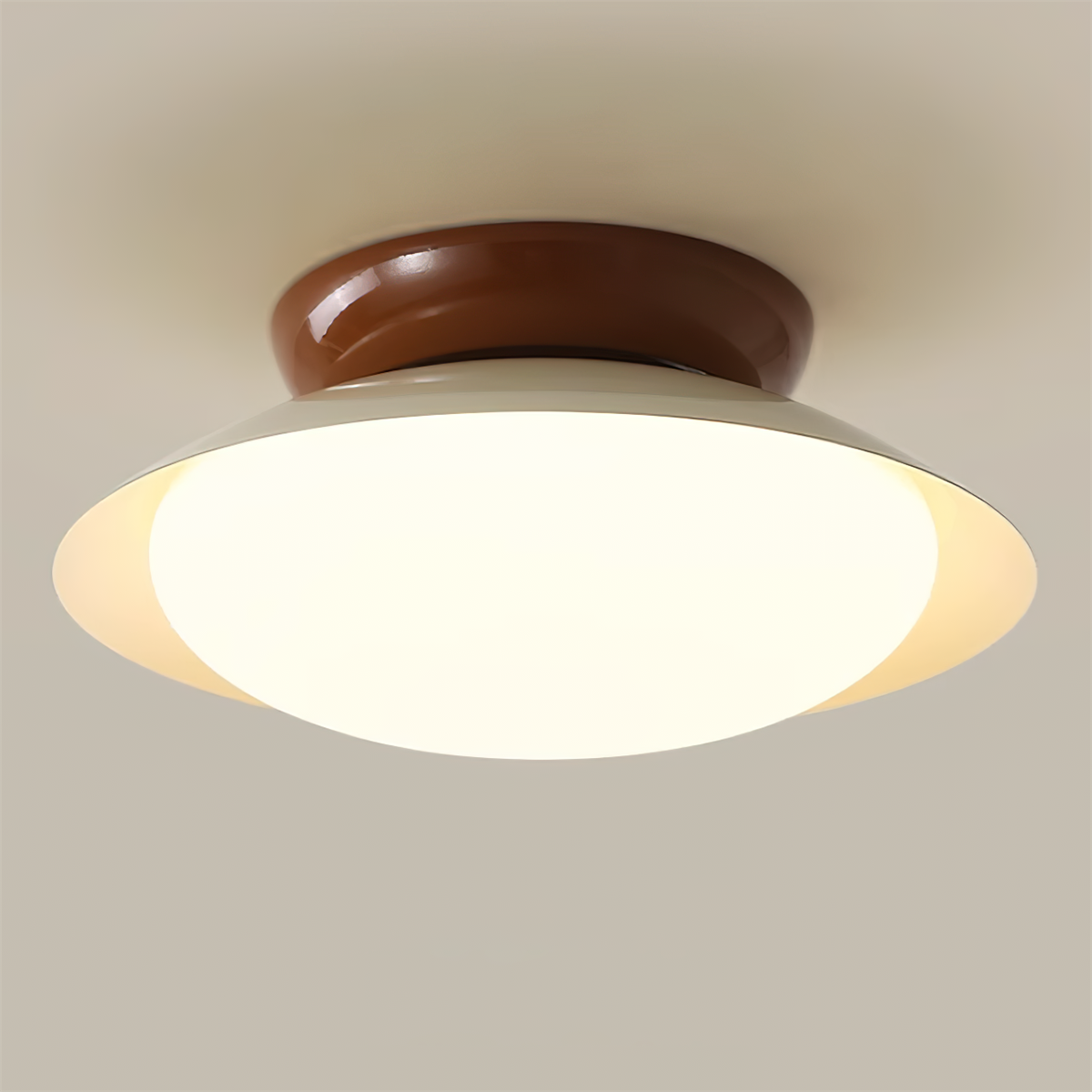 Ceiling Lights Modern LED Semi Flush | Two-Tone Design Fitting