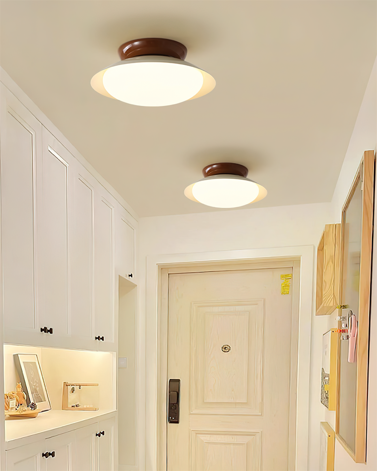 Ceiling Lights Modern LED Semi Flush | Two-Tone Design Fitting