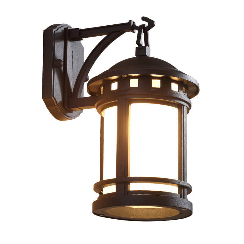 Classic Outdoor Wall Lantern | Glass Shade