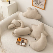 Cuddle Cushion Star Moon Couch | Striped Beige