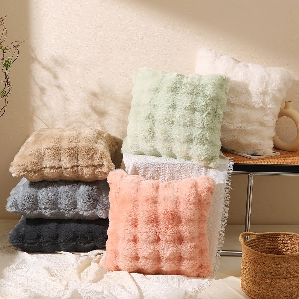 Cuddle Cushions Square Textured Couch | Neutral